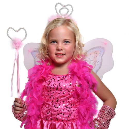  Making Believe Girls Pretty Pink Princess Dress Up Trunk (Choose Style and Size)