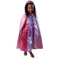 Making Believe Girls 28 Pink Satin Princess Hooded Cape