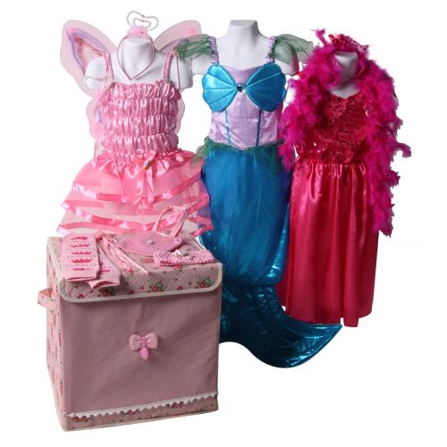  Making Believe Girls Classic Princess & Costume Dress Up Trunks (Choose Style and Size)