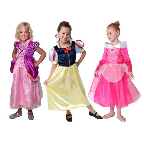  Making Believe Classic Storybook Princess Dress 3 Pack Set (Choose Color and Size)