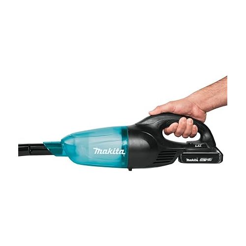  Makita XLC02R1B 18V LXT Lithium-Ion Compact Cordless Vacuum Kit (2.0Ah)