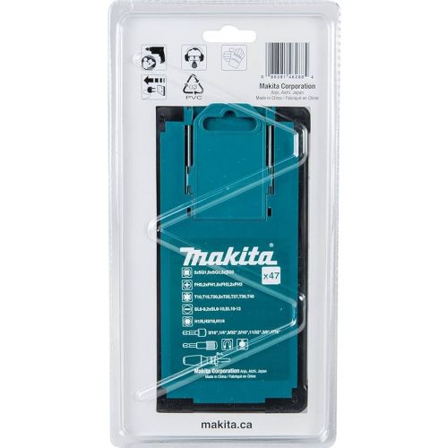  Makita B-50289 47 Pc. Ratchet and Bit Set