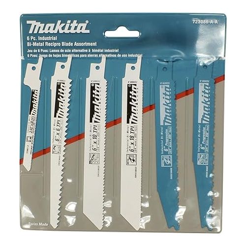  Makita - 6Pc Recip Blade (723086-A-A)