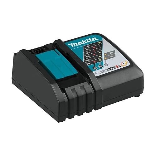  Makita BL1840BDC2 18V LXT® Lithium-Ion Battery and Rapid Optimum Charger Starter Pack (4.0Ah)