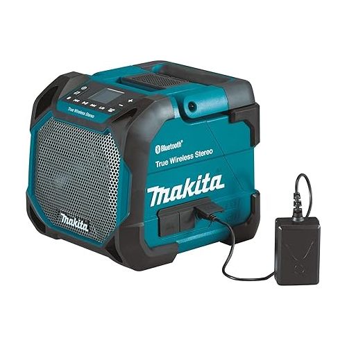  Makita XRM11 18V LXT® / 12V max CXT® Lithium-Ion Cordless Bluetooth® Job Site Speaker, Tool Only