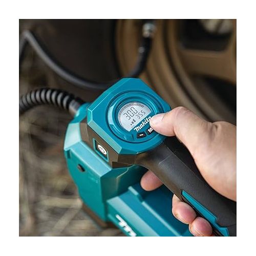  Makita DMP181ZX 18V LXT® Lithium-Ion Cordless High-Pressure Inflator, Tool Only, Teal