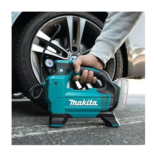  Makita DMP181ZX 18V LXT® Lithium-Ion Cordless High-Pressure Inflator, Tool Only, Teal