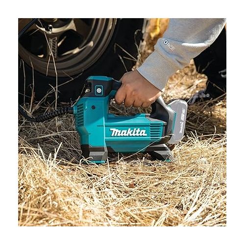  Makita DMP181ZX 18V LXT® Lithium-Ion Cordless High-Pressure Inflator, Tool Only, Teal