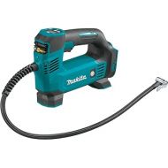 Makita DMP180ZX 18V LXT® Lithium-Ion Cordless Inflator, Battery Powered, Tool Only(battery and charger not included);Presta valve adapter;Sports ball needle;Tapered adapter, Teal