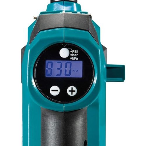  Makita DMP180ZX 18V LXT® Lithium-Ion Cordless Inflator, Battery Powered, Tool Only(battery and charger not included);Presta valve adapter;Sports ball needle;Tapered adapter, Teal