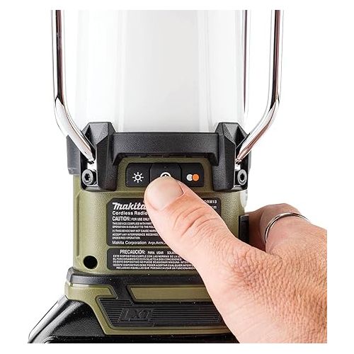  Makita ADRM13 Outdoor Adventure™ 18V LXT® Bluetooth® Radio and L.E.D. Lantern