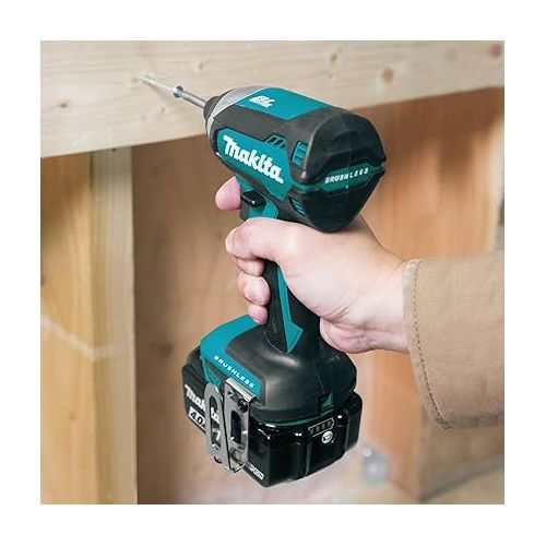  Makita XT269M 18V LXT Lithium-Ion Brushless Cordless 2-Pc. Combo Kit (4.0Ah), Blue