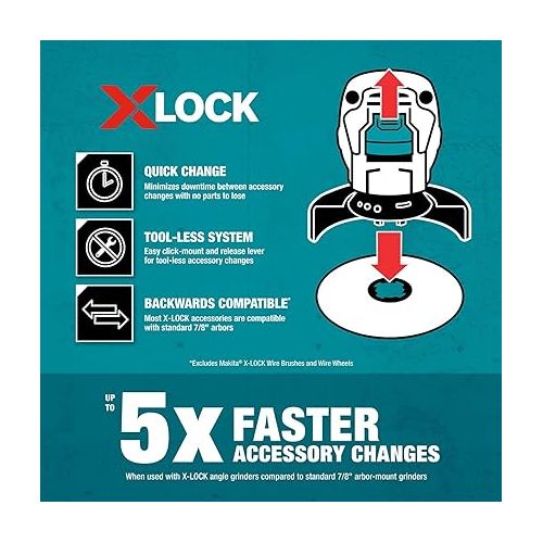  Makita E-07222 X-Lock 4-1/2