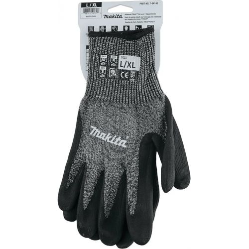  Makita Unisex FitknitA T 04145 Advanced FitKnit Cut Level 7 Nitrile Coated Dipped Gloves