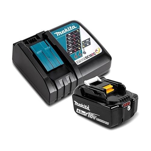  Makita BL1840BDC1 18V LXT® Lithium-Ion Battery and Charger Starter Pack (4.0Ah)