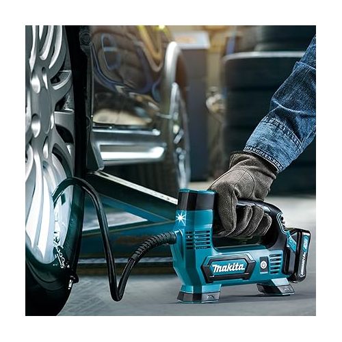  Makita MP100DZ 12V max CXT® Lithium-Ion Cordless Inflator, Bare Tool Only