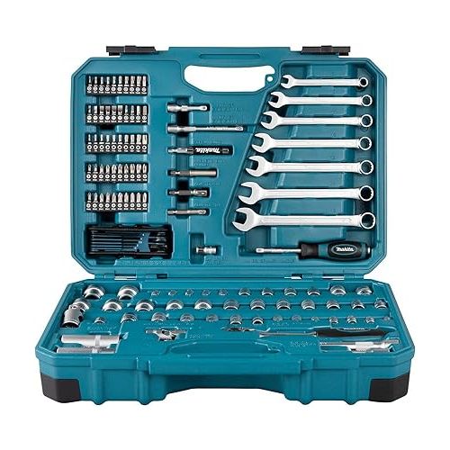  Makita E-06616 120 Piece Maintenance Set Blue/Black