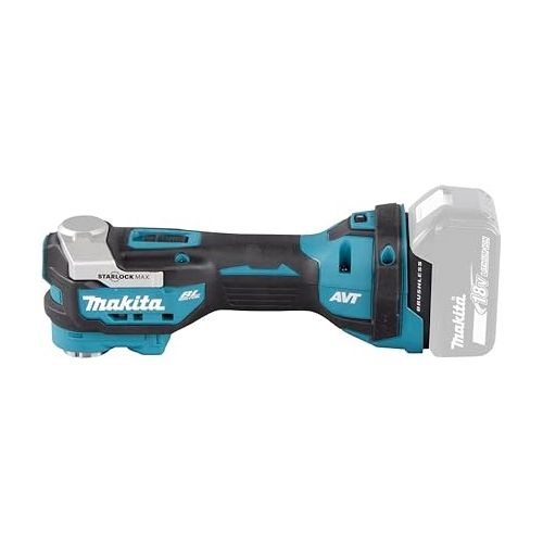  Makita DTM52Z Li-ion LXT Brushless Multi-Tool - Batteries and Charger Not Included, Blue, 18 V