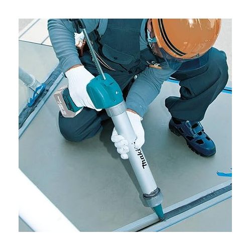  Makita XGC01ZB 18V LXT Lithium-Ion Cordless 20 oz. Barrel Style Caulk & Adhesive Gun, Tool Only, Silver/Blue/Black, 20-Ounce