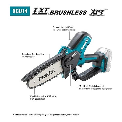  Makita XCU14Z 18V LXT® Lithium-Ion Brushless Cordless 6
