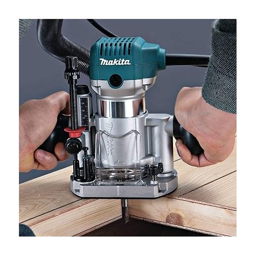  Makita RT0701CX3 1-1/4 HP* Compact Router Kit