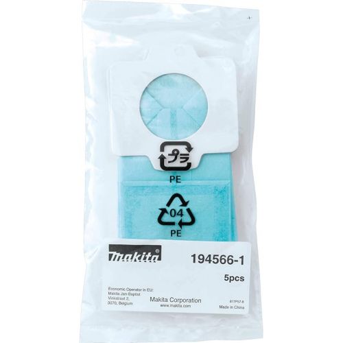  Makita 194566-1 Paper Filter, 5/pk