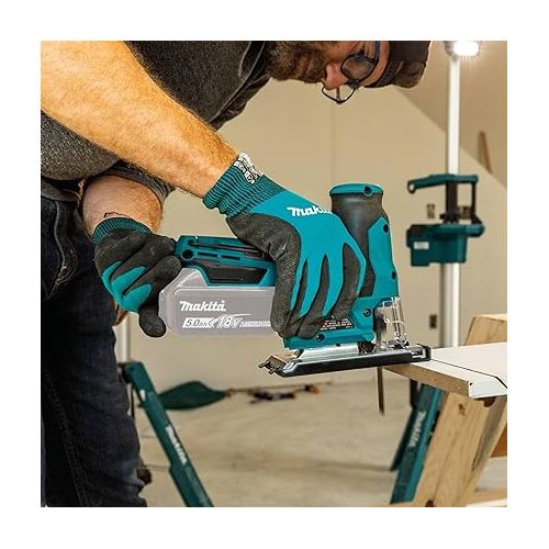  Makita XVJ05Z 18V LXT® Lithium-Ion Brushless Cordless Barrel Grip Jig Saw, Tool Only