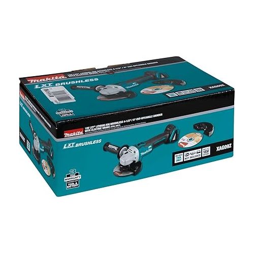  Makita XAG09Z 18V LXT Lithium-Ion Brushless Cordless 4-1/2