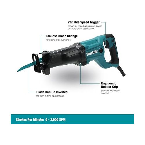  Makita JR3051T Recipro Saw - 12 AMP