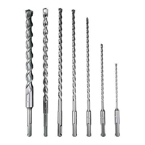  Makita 7 Piece - SDS-Plus Complete Drill Bit Set for SDS+ Rotary Hammers - Deep HD Drilling Into Concrete & Masonry