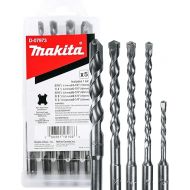 Makita 5 Piece - SDS-Plus Drill Bit Set For SDS+ Rotary Hammers - Aggressive Drilling For Concrete & Masonry - Carbide Tipped Bits