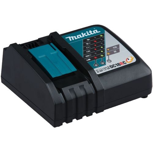  Makita DTD154RTJ Akku-Schlagschrauber 18 V / 50 Ah / 175Nm / mit 2 Akkus und Ladegerat im MAKPAC, 290 W, tuerkisschwarz, mit 2X 5,0