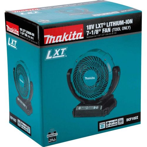  Makita DCF102Z 18V LXT Fan, 7-1/8