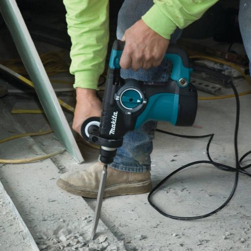  Makita HR2811FX 1-1/8 Rotary Hammer, accepts SDS-PLUS bits and 4-1/2 Angle Grinder