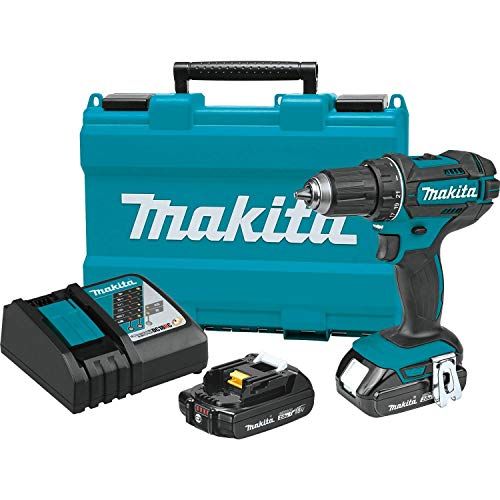  Makita XFD10R 18V LXT Lithium-Ion Compact Cordless 1/2 Driver-Drill Kit (2.0Ah)