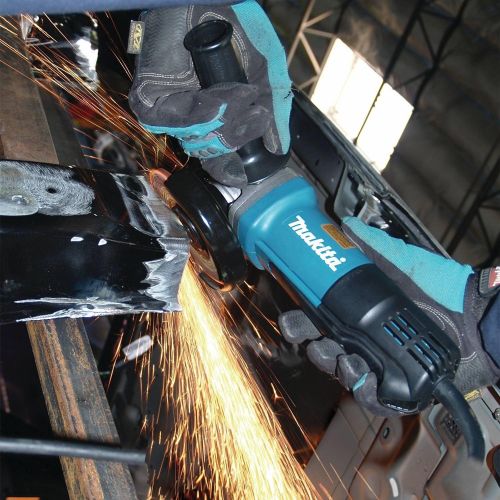  Makita 9557PB 4-1/2 Paddle Switch Angle Grinder, with AC/DC Switch