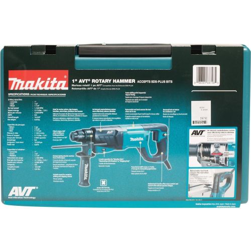  Makita HR2641 1 AVT Rotary Hammer, Accepts Sds-Plus Bits (D-Handle)