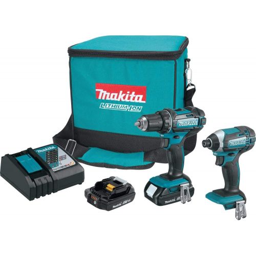  Makita CT225R 18V LXT Lithium-Ion Compact Cordless 2-Pc. Combo Kit (2.0Ah)