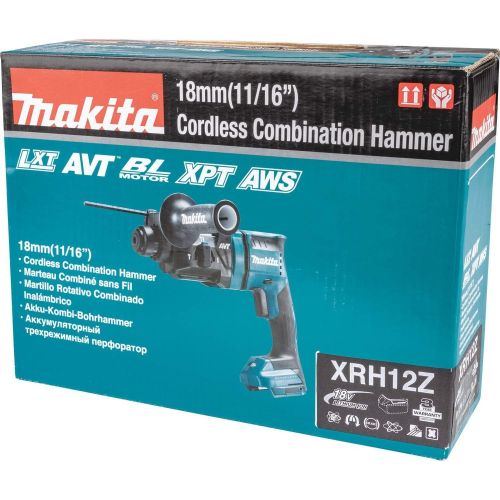  Makita XRH12Z 18V LXT 11/16 AVT Rotary Hammer, Tool Only