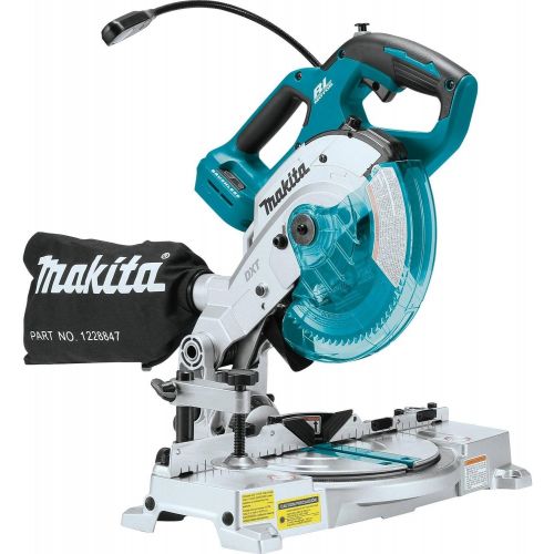  Makita XSL05Z 18V LXT Lithium-Ion Brushless Cordless 6-1/2 COMPACT Dual-Bevel Compound Miter Saw with Laser, TOOL Only