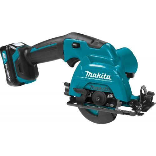  Makita SH02R1 12V max CXT Lithium-Ion Cordless 3-3/8 Circular Saw Kit (2.0Ah)