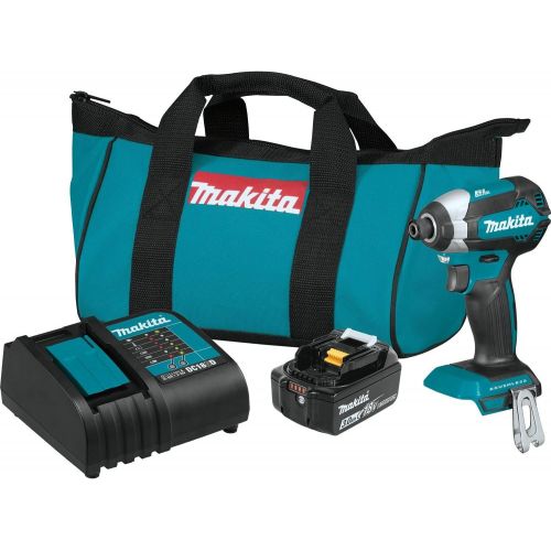  Makita XDT131 18V LXT Lithium-Ion Brushless Cordless Impact Driver Kit (3.0Ah)