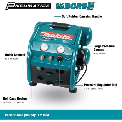  Makita MAC2400 2.5 HP Big Bore Air Compressor