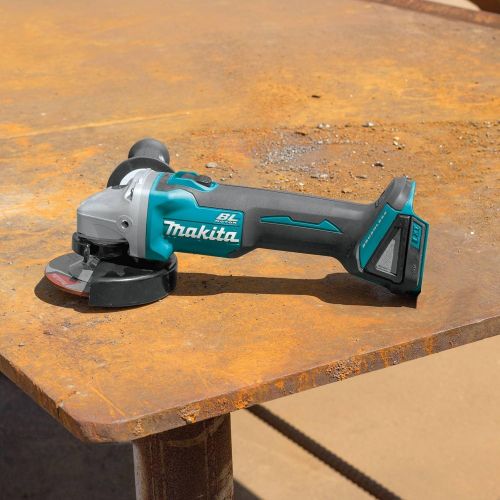  Makita XAG04Z 18V LXT Lithium-Ion Brushless Cordless 4-1/2” / 5 Cut-Off/Angle Grinder, Tool Only