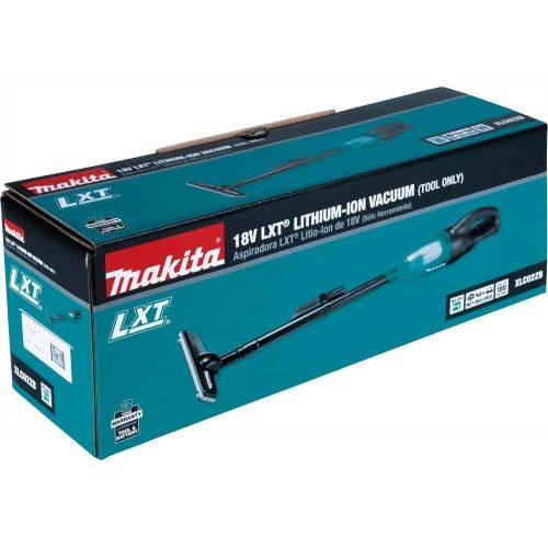  Makita XLC02ZB 18V LXT Lithium-Ion Cordless Vacuum, Tool Only