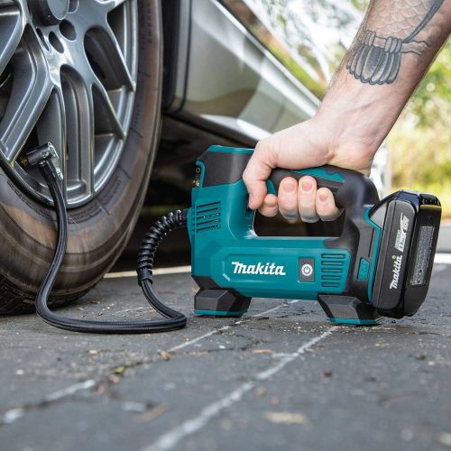  [아마존베스트]Makita DMP180SYX 18V LXT Lithium-Ion Cordless Inflator Kit (1.5Ah)