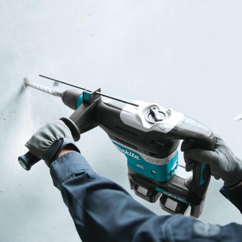  [아마존베스트]Makita XRH07PTU 18V x2 LXT Lithium-Ion (36V) Brushless Cordless 1-9/16 Advanced AVT Rotary Hammer Kit, Accepts Sds-Max Bits, Aws (5.0Ah)