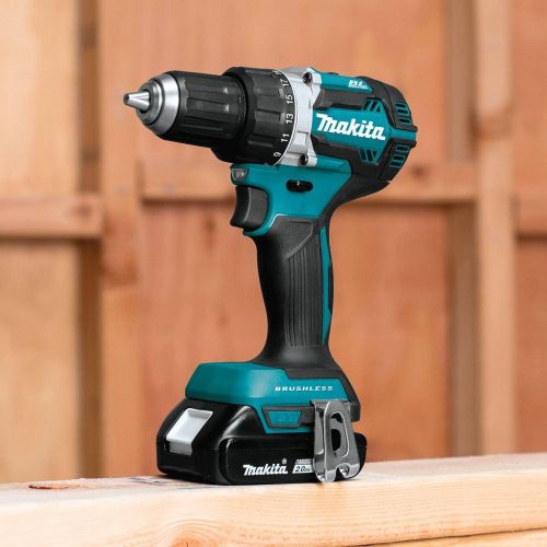  [아마존베스트]Makita XFD12R 18V LXT Lithium-Ion Compact Brushless Cordless 1/2 Driver-Drill Kit (2.0Ah),