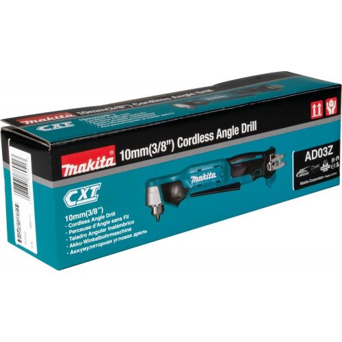  [아마존베스트]Makita AD03Z 12V max CXT Right Angle Drill, 3/8