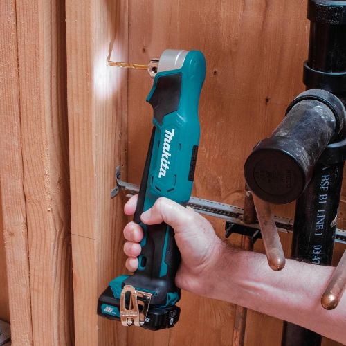  [아마존베스트]Makita AD03R1 12V max CXT Right Angle Drill Kit, 3/8